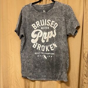 PRPS Acid Washed/Tie-DYE Black Short Sleeve Tee NO DAMAGE STAINS SNAGS RIPS